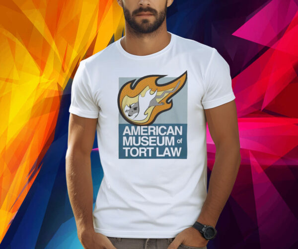 American museum of tort law merch store flaming rat organic Shirt