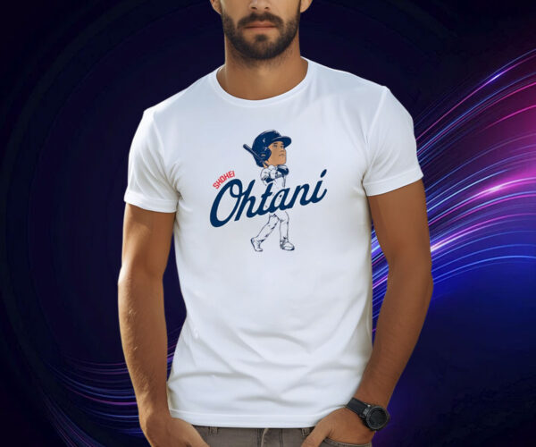 Official Shohei Ohtani Batting Caricature Shirt