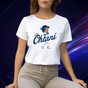 Official Shohei Ohtani Batting Caricature Shirt