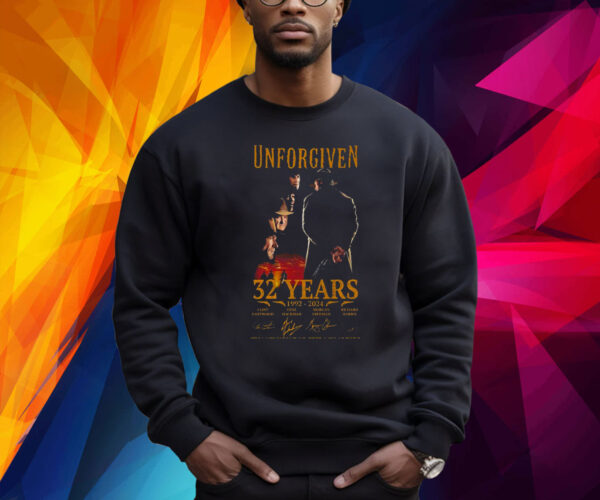 Unforgiven 32 Years 1992 – 2024 Thank You For The Memories Shirts