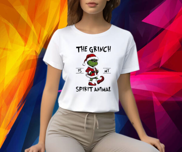 The Grinch Is My Spirit Animal Christmas Shirt