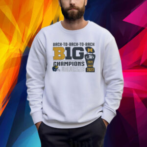 Michigan Wolverines Logo 2023 Big 10 Trophy Conference Champions Shirt