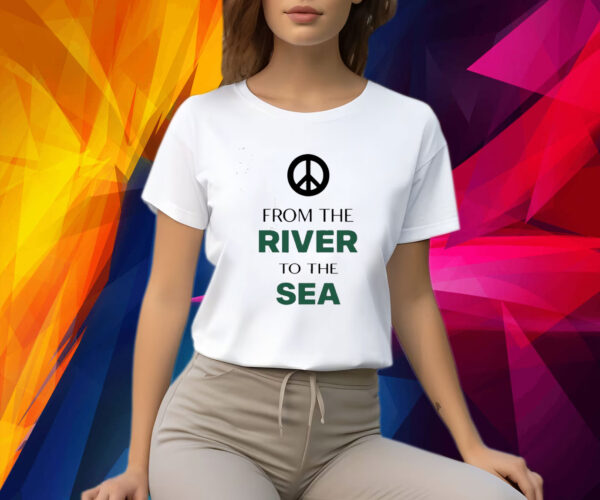 Peace Symbol From The River To The Sea Shirt