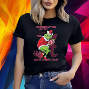 Alabama crimson tide team NFL roll tide even the grinch can’t steal the tide’s christmas pride mascot Shirt