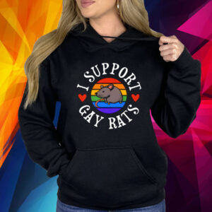 I Support Gay Rats Lgbtq Ally Pun Joke Parade Shirt