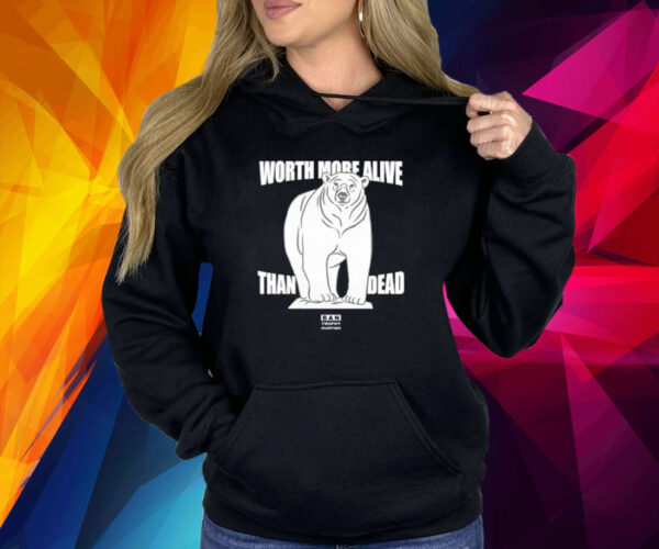 Polar Bear Worth More Alive Than Dead Ban Trophy Hunting Shirt