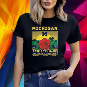 2024 Rose Bowl Michigan Wolverines Shirt