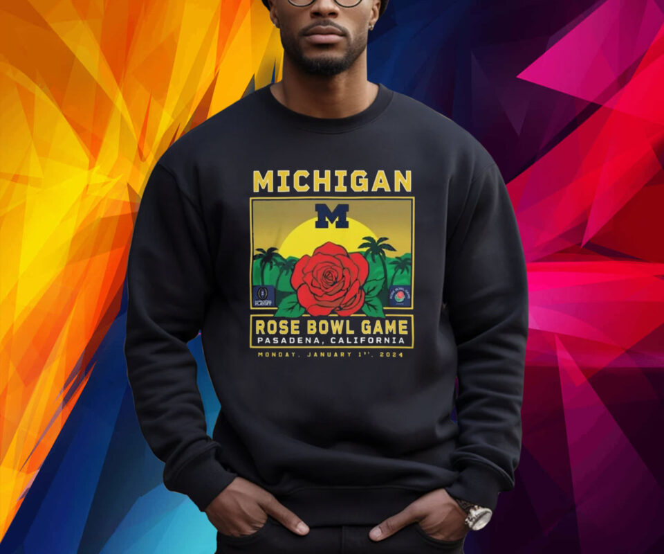 2024 Rose Bowl Michigan Wolverines Shirt