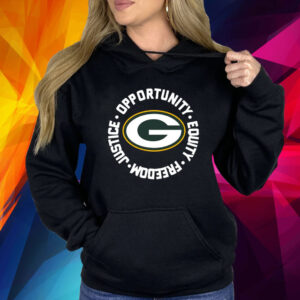 Green Bay Packers Opportunity Equality Freedom Justice Shirt