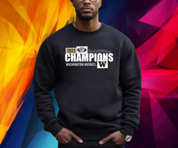 Washington Huskies 2023 Pac-12 Football Conference Champions Sweatshirt