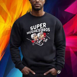 Jack Hughes & Luke Hughes Super Hughes Bros Shirt