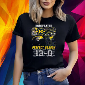 Undefeated 2023 Michigan Wolverines Perfect Season Signature Shirt