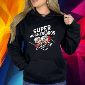 Jack Hughes & Luke Hughes Super Hughes Bros Shirt