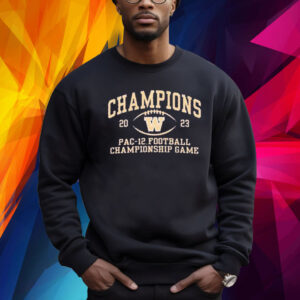 Washington Huskies Champions 2023 Pac 12 Football Logo Shirt