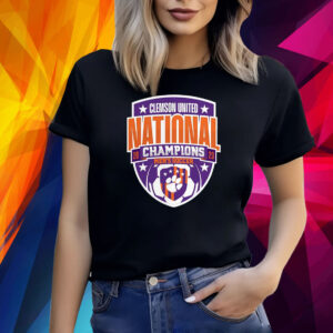 Clemson Tigers Unisex 2023 Ncaa Mens Soccer National Champions Logo Shirt