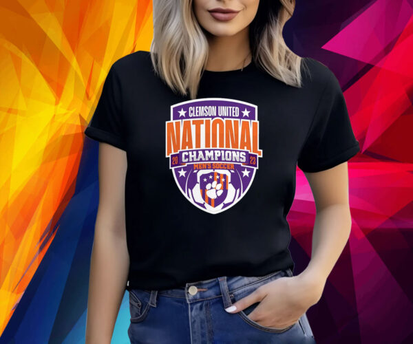 Clemson Tigers Unisex 2023 Ncaa Mens Soccer National Champions Logo Shirt