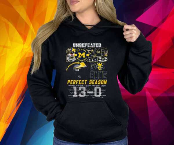 Undefeated 2023 Michigan Wolverines Perfect Season Signature Shirt