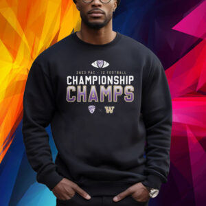 Washington Huskies 2023 PAC-12 Football Champions Locker Room Shirt