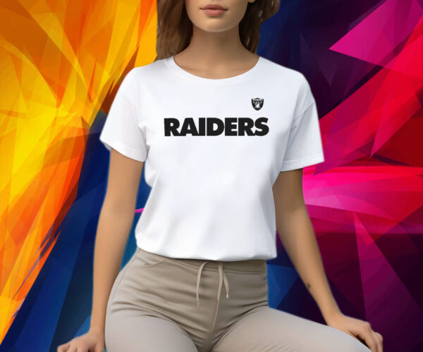 Las Vegas Raiders Fanatics Branded White Hot Shot Shirt