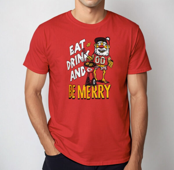 Kansas City Chiefs Homage Holiday Tri-Blend T-Shirt