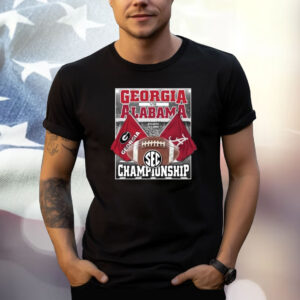 Georgia Bulldogs Vs Alabama Crimson Tide Mercedes Benz Stadium 2023 Championship Shirt