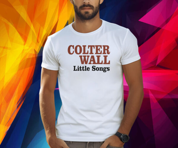 Colter Wall Merch Little Songs Album Shirt