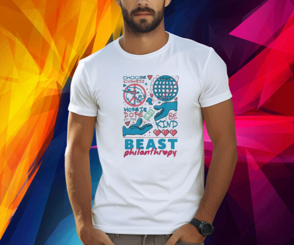 Mr Beast Merch Beast Philanthropy Graffiti Mural Shirt