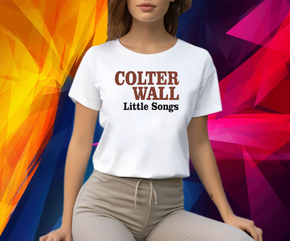 Colter Wall Merch Little Songs Album Shirt