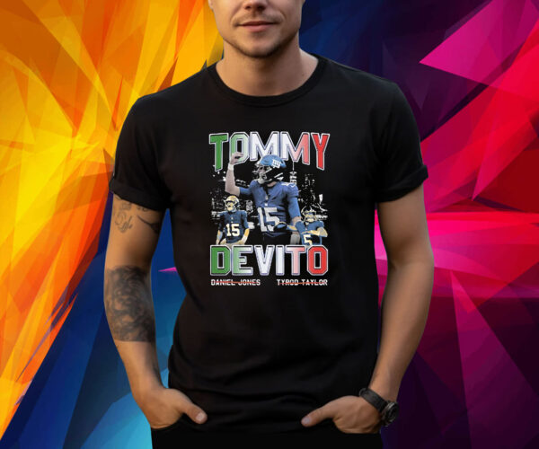 Tommy Devito New York Giants Italian T-Shirt