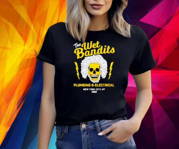 Top The Wet Bandits Plumbing And Electrical Skull Shirt