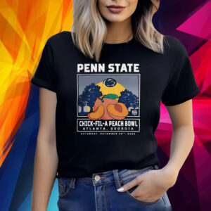 2023 Peach Bowl Merch Penn State Nittany Lions Fierce Competitor Shirt