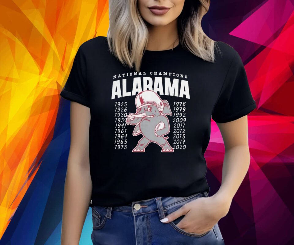 Alabama Football 18X National Championship Shirt