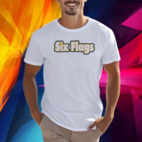 Six Flags Merch Rainbow Shirt