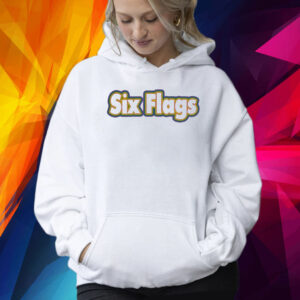 Six Flags Merch Rainbow Shirt