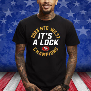 David Lombardi 2023 Nfc West It's A Lock Champions T-Shirt
