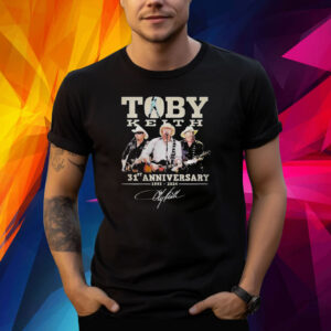 Toby Keith 31st Anniversary 1993 – 2024 Signature Shirt