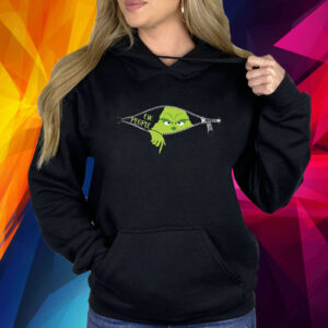 Ew People Grinch Christmas Print Hooded Shirt