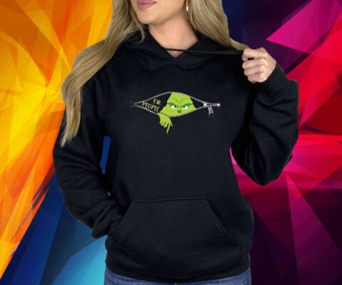 Ew People Grinch Christmas Print Hooded Shirt