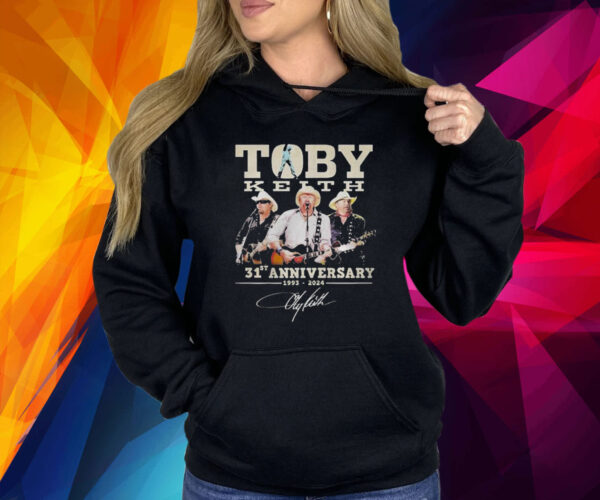 Toby Keith 31st Anniversary 1993 – 2024 Signature Shirt