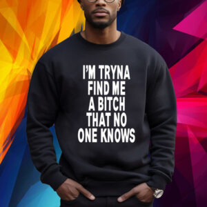 I’m Tryna Find Me A Bitch That No One Knows Sweatshirt Shirt