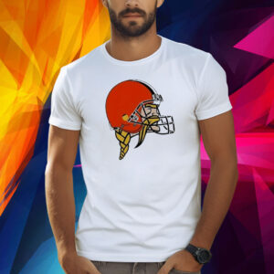 Minnesota vikings logo wearing Cleveland browns logo Shirt