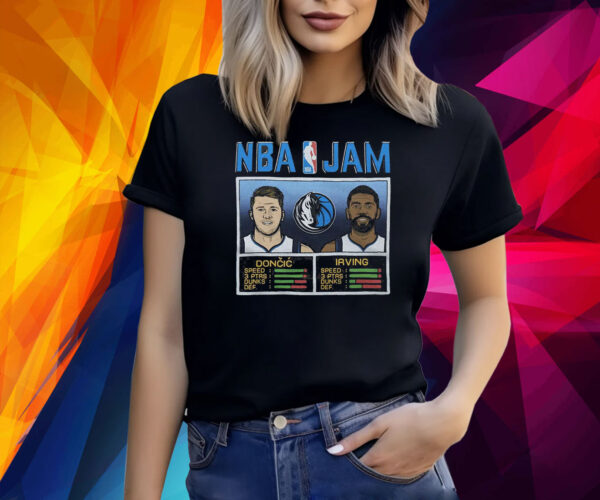 Nba Jam Mavericks Doncic And Irving Shirts