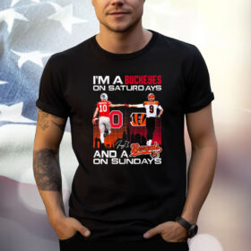 Ohio State Buckeyes On Saturdays Cincinnati Bengals On Sundays Shirt
