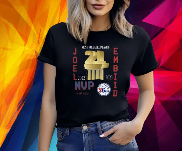 Joel Embiid Philadelphia 76ers 2023 NBA MVP T-Shirt