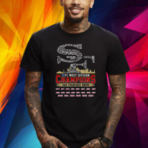 Nfc West Division Champions San Francisco 49ers Shirts