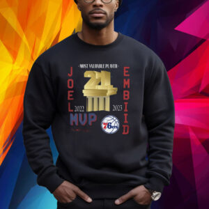 Joel Embiid Philadelphia 76ers 2023 NBA MVP Sweatshirt