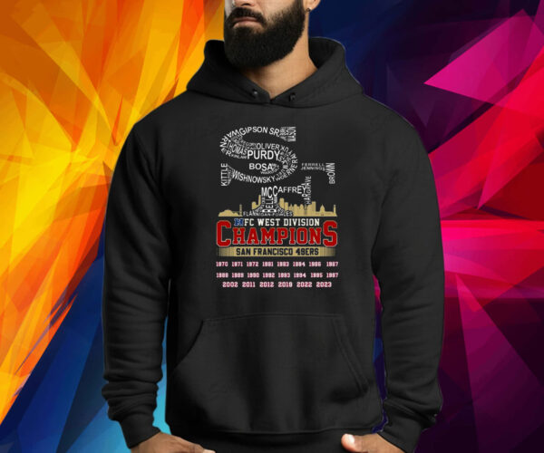 Nfc West Division Champions San Francisco 49ers Shirts