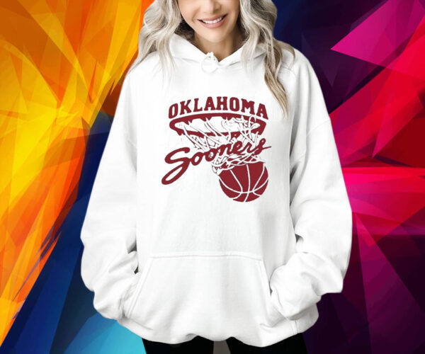 Throwback Oklahoma Sooners Basketball Hoodie Shirt