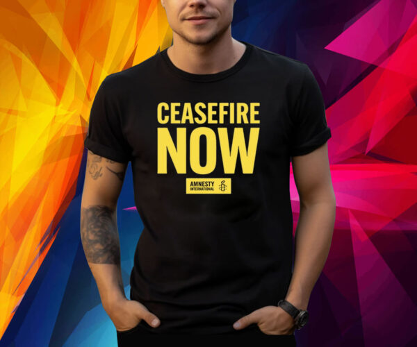 Free Palestine Ceasefire Now Amnesty International Shirt