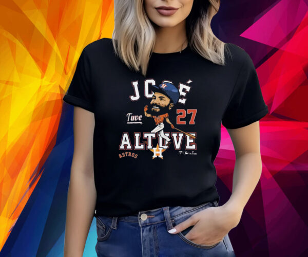 Jose Altuve Houston Astros Caricature Shirt